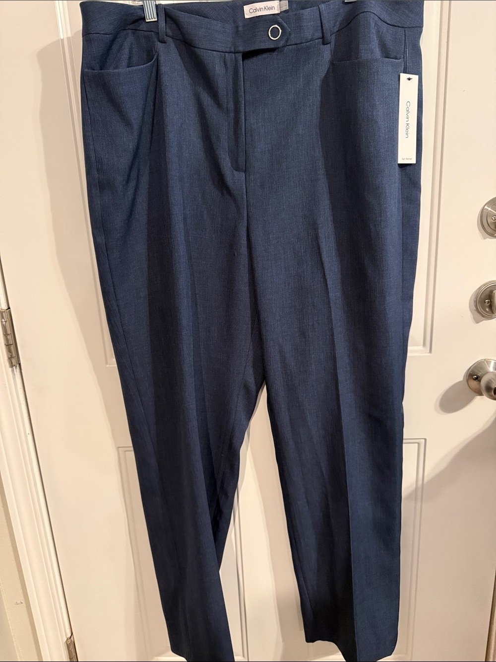 Calvin Klein Dark Navy Tailored Pants